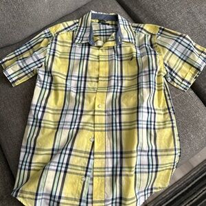 Kids Plaid Button Up